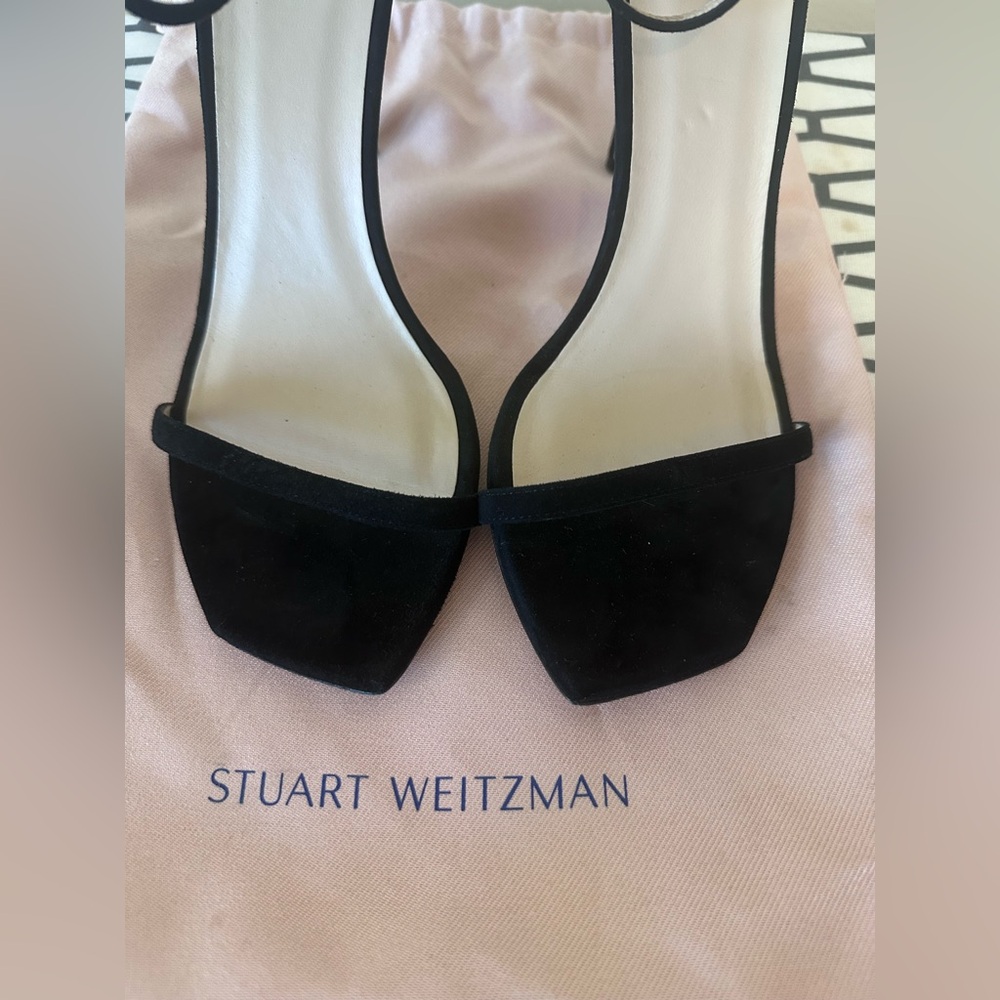 Disney x Stuart Weitzman Nudistcurve Black, size 9 - Picture 3 of 11